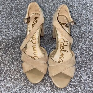 Sam Edelman Size 5 Beige Heels